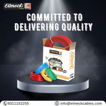 Elmeck is committed to deliver quality wires and cables.
